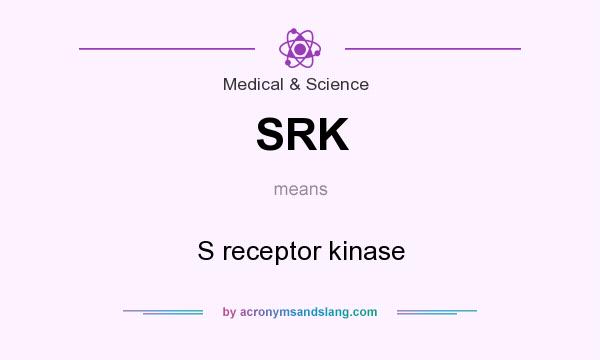 What does SRK mean? It stands for S receptor kinase