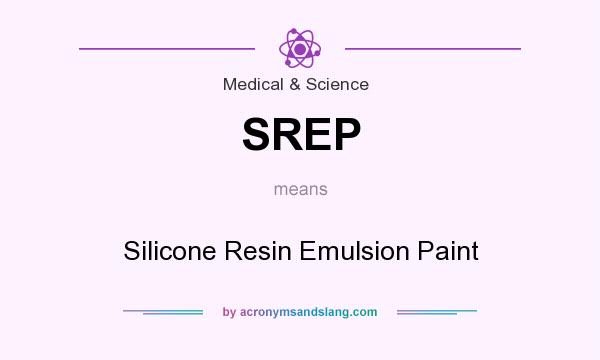 What does SREP mean? It stands for Silicone Resin Emulsion Paint