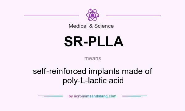 What does SR-PLLA mean? It stands for self-reinforced implants made of poly-L-lactic acid