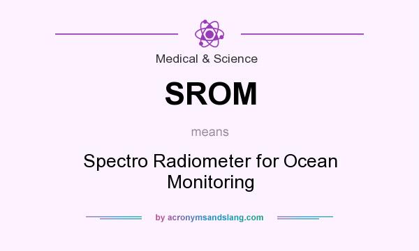 What does SROM mean? It stands for Spectro Radiometer for Ocean Monitoring