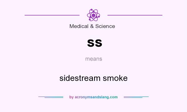 What does ss mean? It stands for sidestream smoke