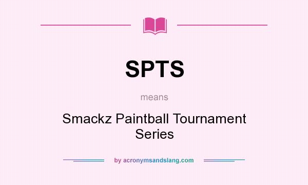 What does SPTS mean? It stands for Smackz Paintball Tournament Series