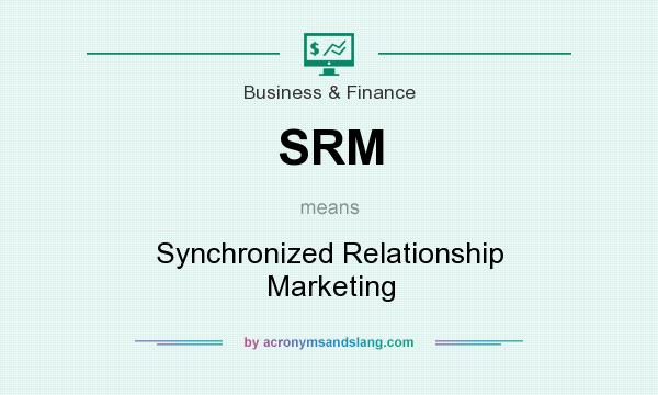 What does SRM mean? It stands for Synchronized Relationship Marketing