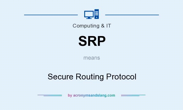 What does SRP mean? It stands for Secure Routing Protocol