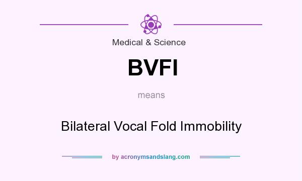 What does BVFI mean? It stands for Bilateral Vocal Fold Immobility