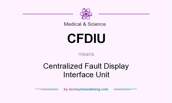 What does CFDIU mean? It stands for Centralized Fault Display Interface Unit