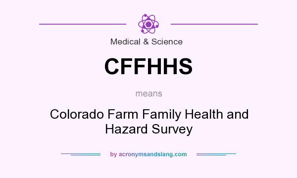 What does CFFHHS mean? It stands for Colorado Farm Family Health and Hazard Survey