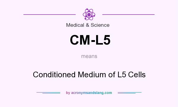 What does CM-L5 mean? It stands for Conditioned Medium of L5 Cells
