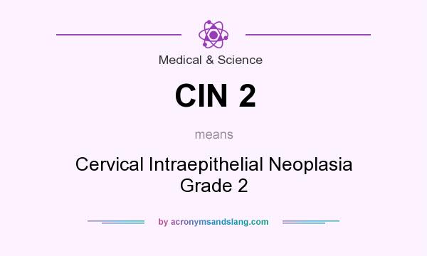 What does CIN 2 mean? It stands for Cervical Intraepithelial Neoplasia Grade 2