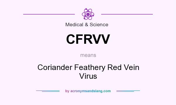 What does CFRVV mean? It stands for Coriander Feathery Red Vein Virus