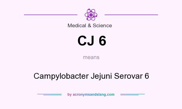 What does CJ 6 mean? It stands for Campylobacter Jejuni Serovar 6