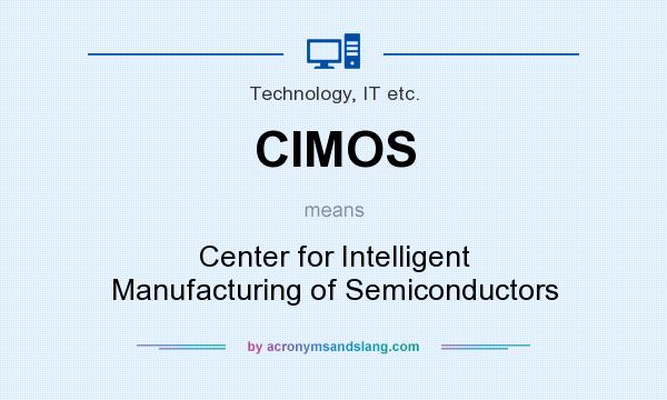 What does CIMOS mean? It stands for Center for Intelligent Manufacturing of Semiconductors