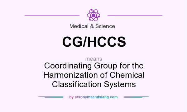 What does CG/HCCS mean? It stands for Coordinating Group for the Harmonization of Chemical Classification Systems