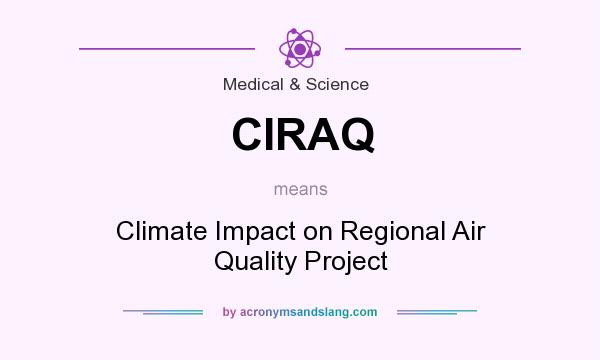 What does CIRAQ mean? It stands for Climate Impact on Regional Air Quality Project