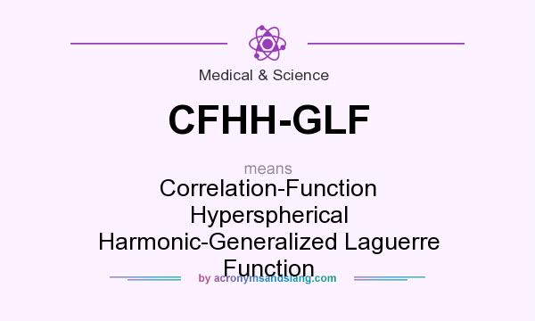 What does CFHH-GLF mean? It stands for Correlation-Function Hyperspherical Harmonic-Generalized Laguerre Function