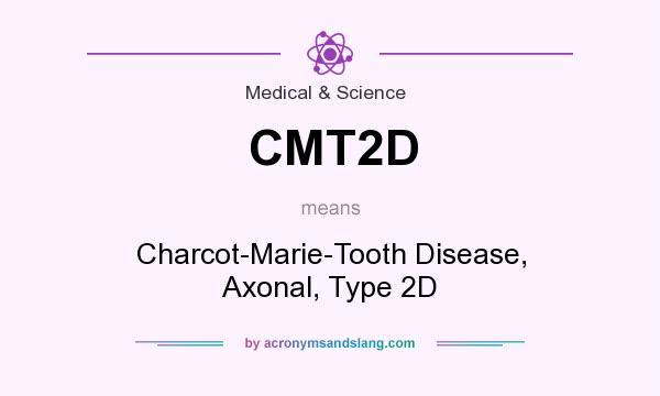 What does CMT2D mean? It stands for Charcot-Marie-Tooth Disease, Axonal, Type 2D