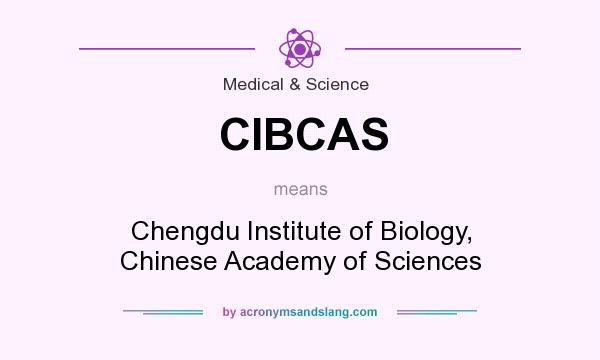 What does CIBCAS mean? It stands for Chengdu Institute of Biology, Chinese Academy of Sciences