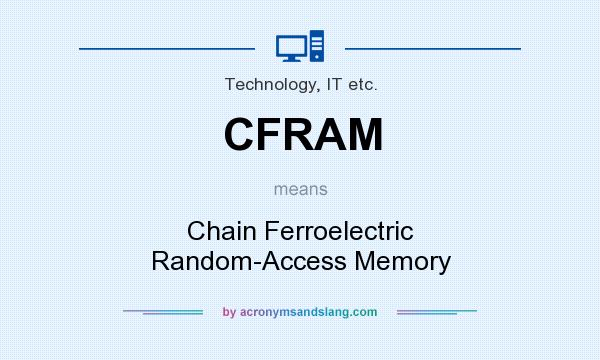 What does CFRAM mean? It stands for Chain Ferroelectric Random-Access Memory