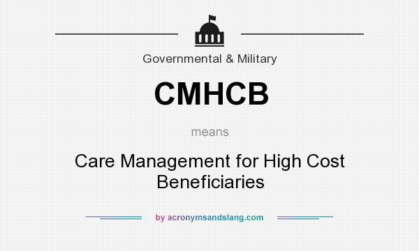 What does CMHCB mean? It stands for Care Management for High Cost Beneficiaries