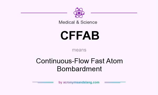 What does CFFAB mean? It stands for Continuous-Flow Fast Atom Bombardment