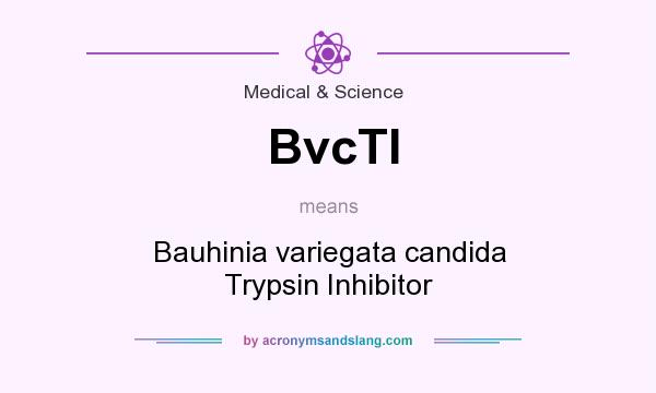 What does BvcTI mean? It stands for Bauhinia variegata candida Trypsin Inhibitor