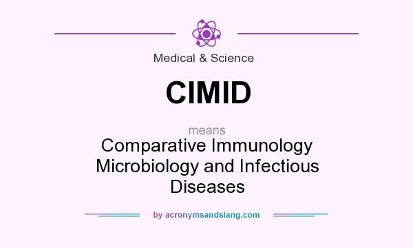 What does CIMID mean? It stands for Comparative Immunology Microbiology and Infectious Diseases