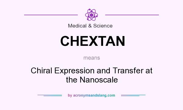 What does CHEXTAN mean? It stands for Chiral Expression and Transfer at the Nanoscale