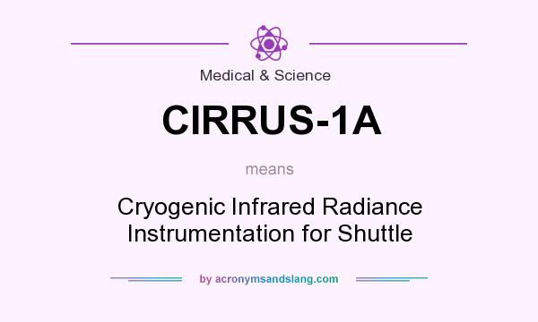 What does CIRRUS-1A mean? It stands for Cryogenic Infrared Radiance Instrumentation for Shuttle