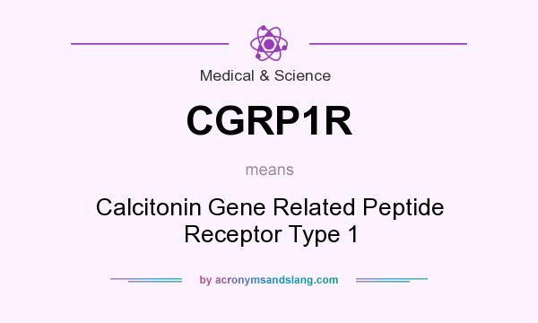 What does CGRP1R mean? It stands for Calcitonin Gene Related Peptide Receptor Type 1