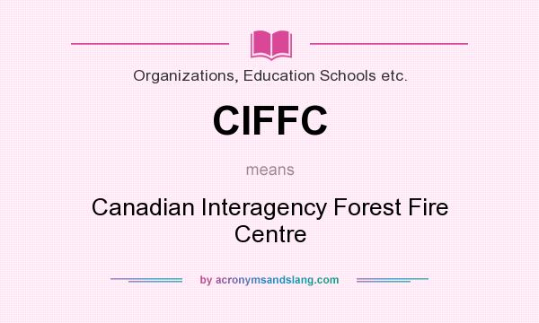 What does CIFFC mean? It stands for Canadian Interagency Forest Fire Centre