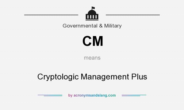 What does CM mean? It stands for Cryptologic Management Plus