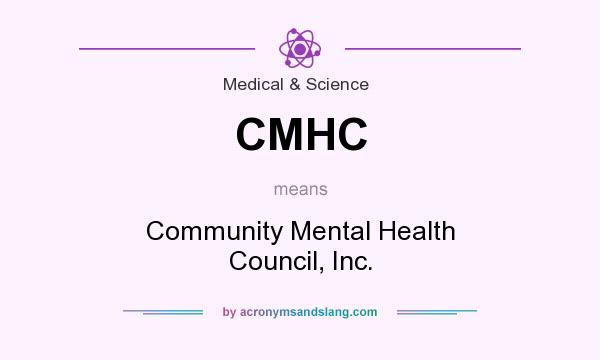 What does CMHC mean? It stands for Community Mental Health Council, Inc.