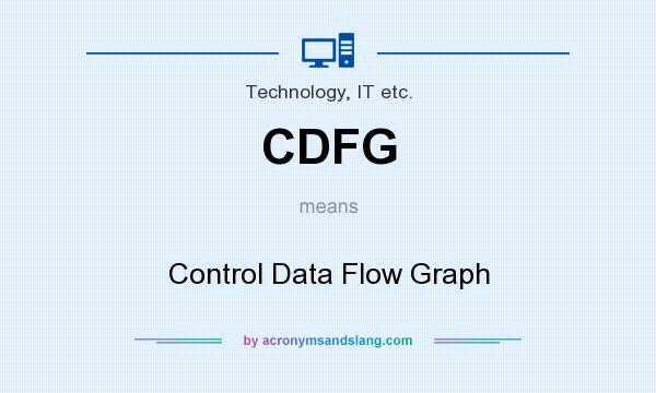 What does CDFG mean? It stands for Control Data Flow Graph