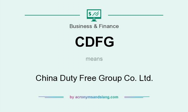 What does CDFG mean? It stands for China Duty Free Group Co. Ltd.