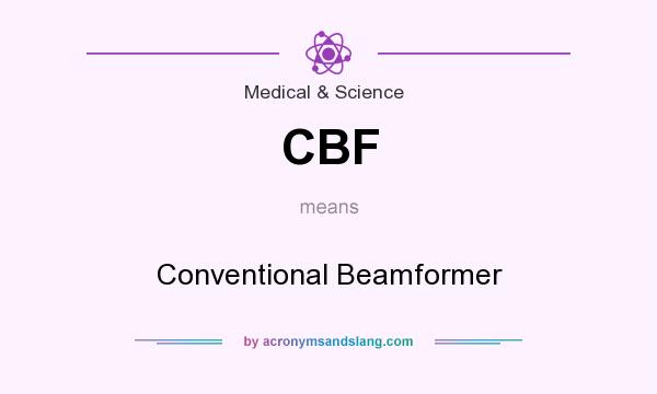 What does CBF mean? It stands for Conventional Beamformer