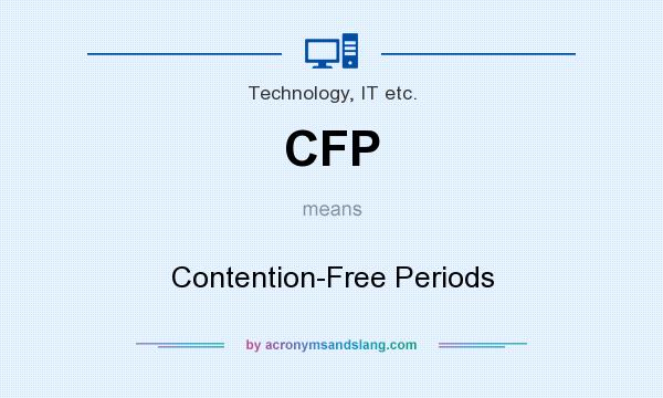 What does CFP mean? It stands for Contention-Free Periods