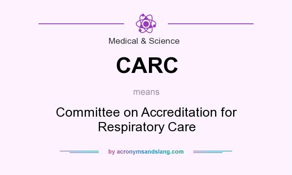 What does CARC mean? It stands for Committee on Accreditation for Respiratory Care