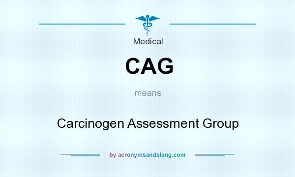 What does CAG mean? It stands for Carcinogen Assessment Group