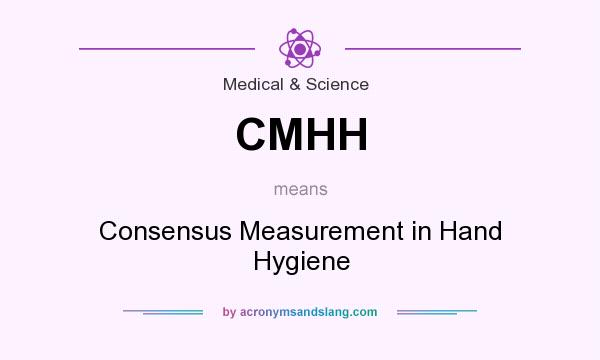 What does CMHH mean? It stands for Consensus Measurement in Hand Hygiene