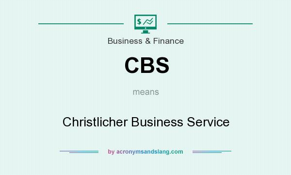What does CBS mean? It stands for Christlicher Business Service