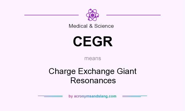 What does CEGR mean? It stands for Charge Exchange Giant Resonances