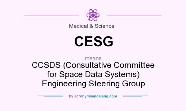 What does CESG mean? It stands for CCSDS (Consultative Committee for Space Data Systems) Engineering Steering Group