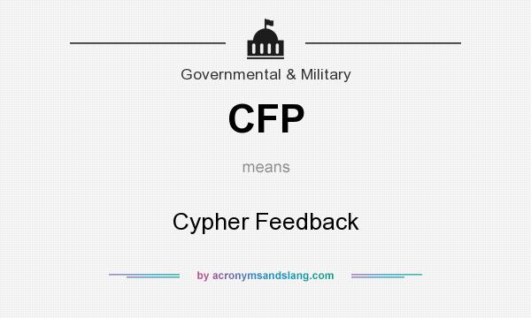 What does CFP mean? It stands for Cypher Feedback