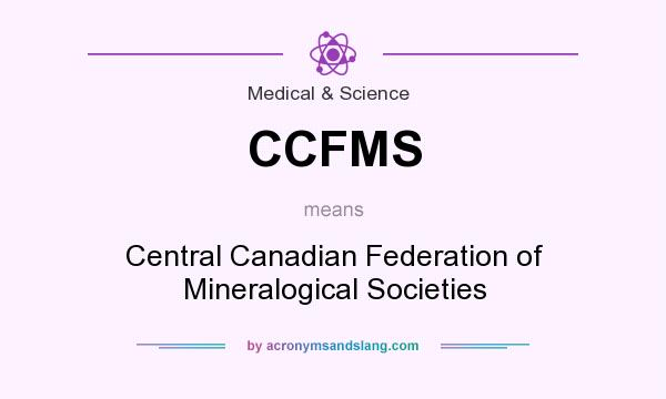 What does CCFMS mean? It stands for Central Canadian Federation of Mineralogical Societies