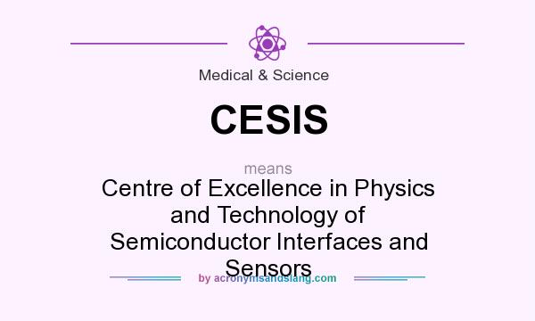 What does CESIS mean? It stands for Centre of Excellence in Physics and Technology of Semiconductor Interfaces and Sensors