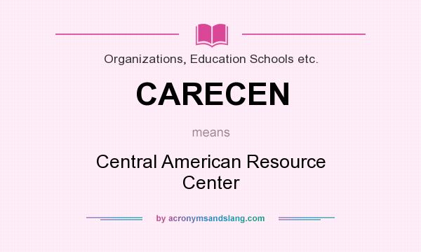 What does CARECEN mean? It stands for Central American Resource Center