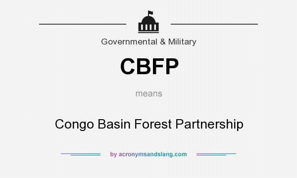 What does CBFP mean? It stands for Congo Basin Forest Partnership