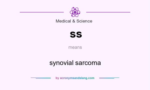 What does ss mean? It stands for synovial sarcoma