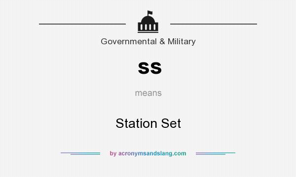 What does ss mean? It stands for Station Set