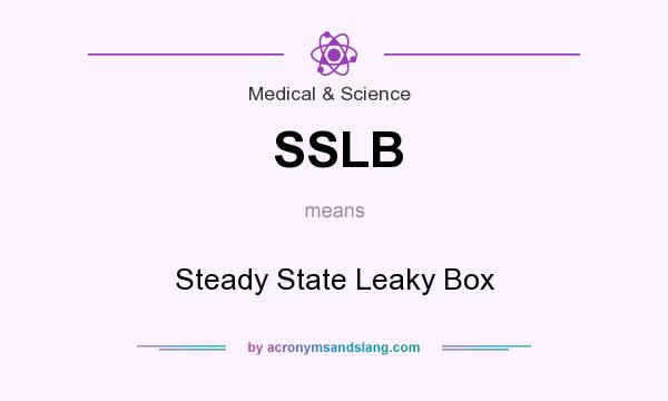 What does SSLB mean? It stands for Steady State Leaky Box